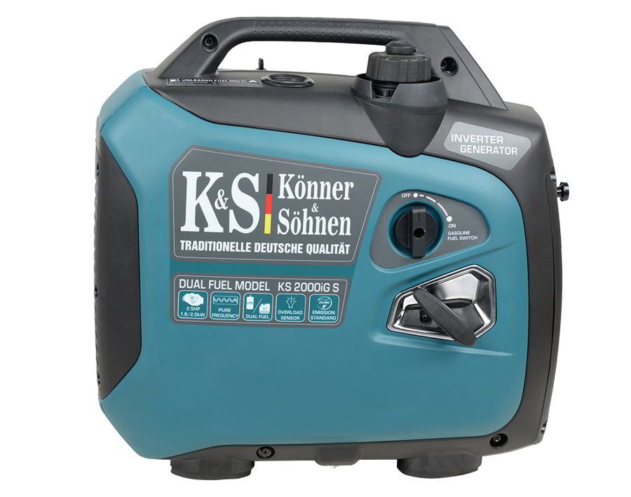 K&S LPG/Benzin-Inverter-Generator KS 2000iG S