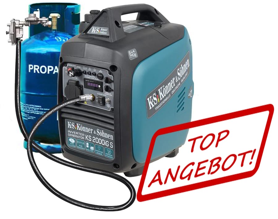 K&S LPG/Benzin-Inverter-Generator KS 2000iG S