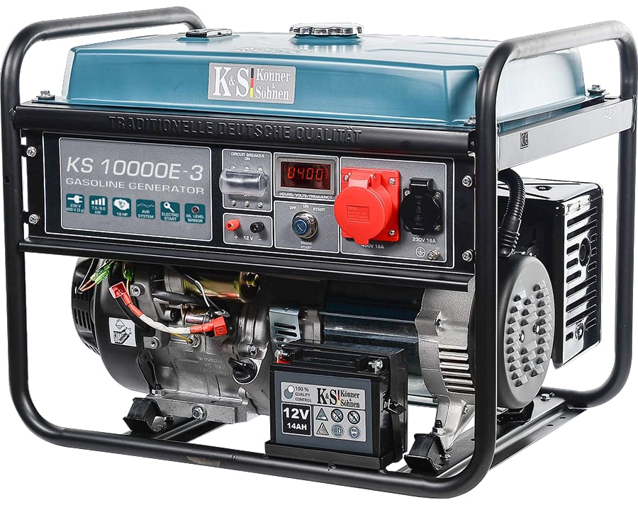 Könner und Söhnen Benzin Stromerzeuger KS 10000E-3