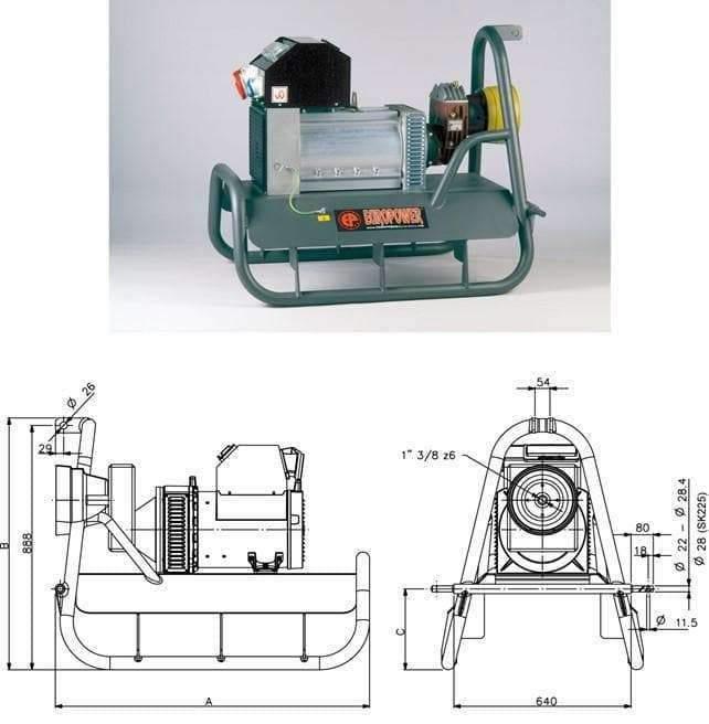 Zapfwellengenerator AWB4-58X