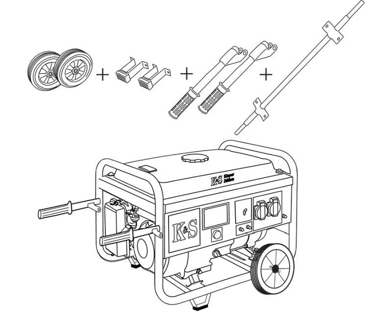 Könner und Söhnen Radsatz KS3KIT